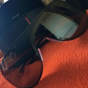 Prada Linea Rossa Active 61US Sunglasses. New